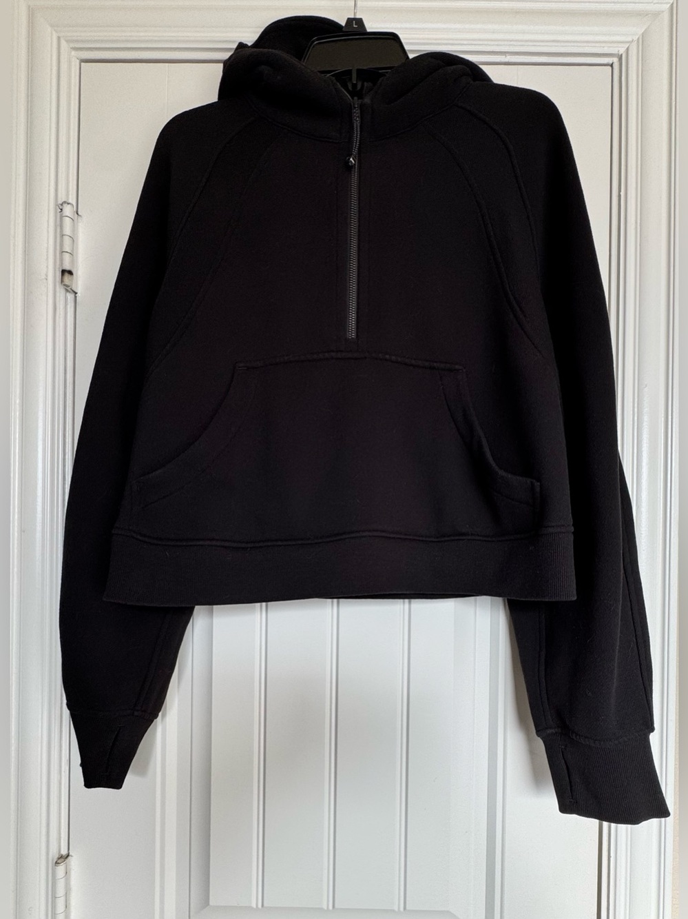 Lululemon Scuba Oversized 1/2 Zip Hoodie Black Size M/L